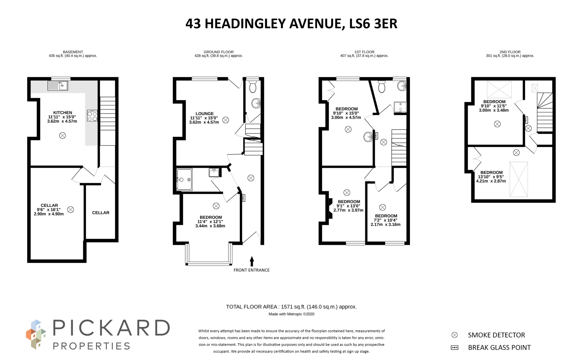 Room 1 43 Headingley Avenue, Headingley, Leeds, LS6 3ER Pickard