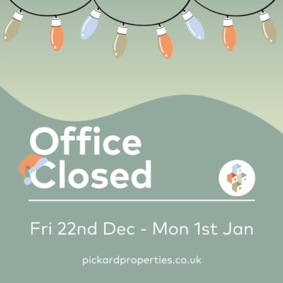 Pickard Properties Christmas opening hours